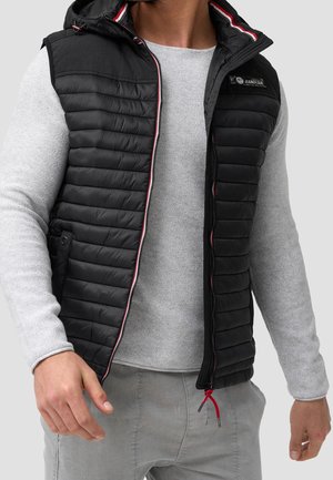 INDICODE JEANS, Veste sans manches - black