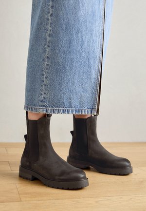 KATELYN - Platform ankle boots - brown