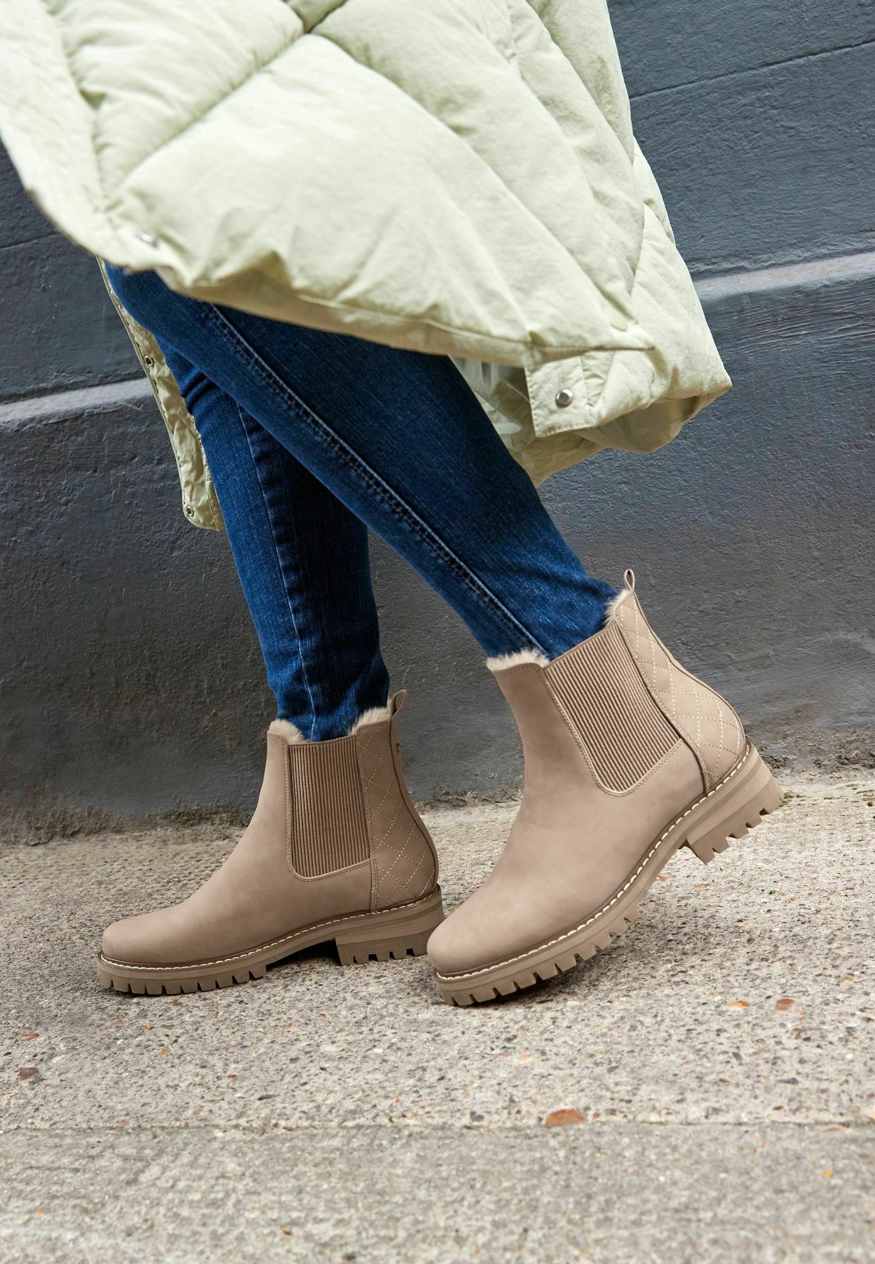 Next Winter boots - blush pink/pink 