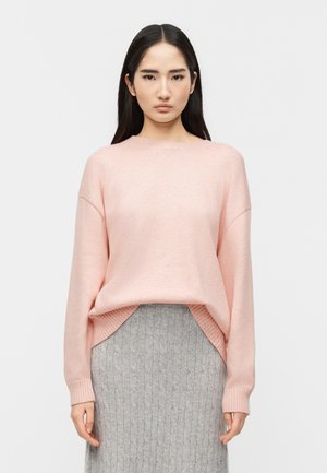 CREW NECK LONG SLEEVE - Svetrík - blush pink