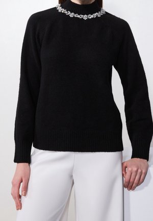Strickpullover - black