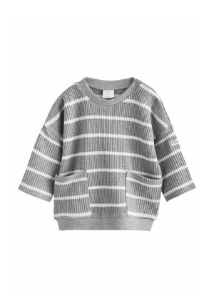 Next REGULAR FIT - SET - Leggings - Hosen - grey white stripe