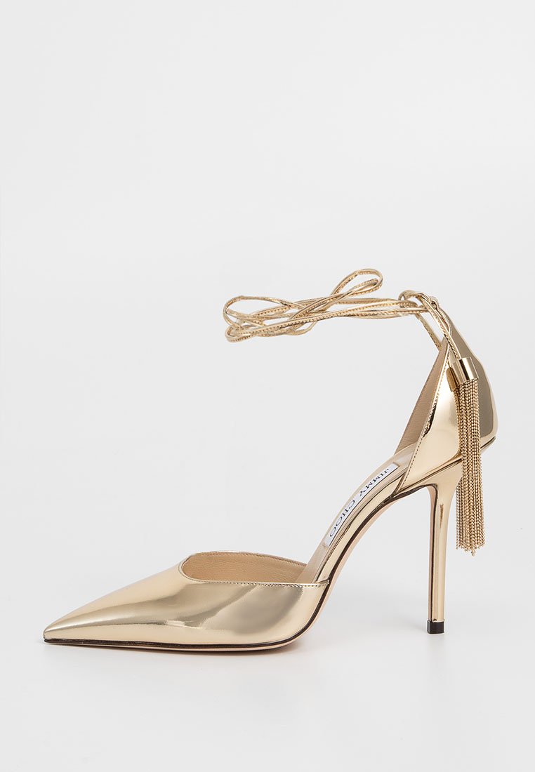 Jimmy Choo Hoge hakken goudkleurig Jimmy Choo Hoge hakken goudkleurig
