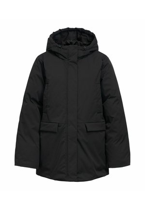 Object, JACKET HOODED PUFFER - Manteau d'hiver - black