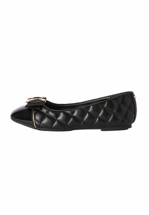 QUILTED BOW  SCHOOL REGULAR FIT - Ballerinasko - black