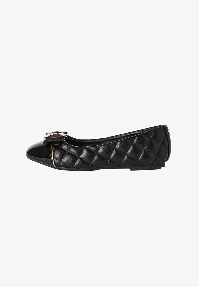 Lipsy QUILTED BOW SCHOOL REGULAR FIT - Balerínky - black