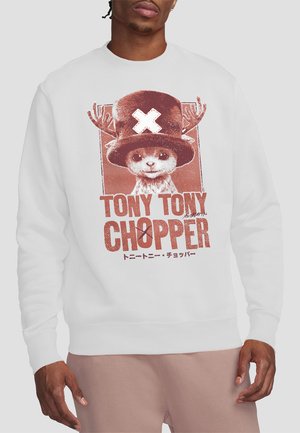 ONE PIECE CHOPPER TONAL PORTRAIT - Langarmshirt - white