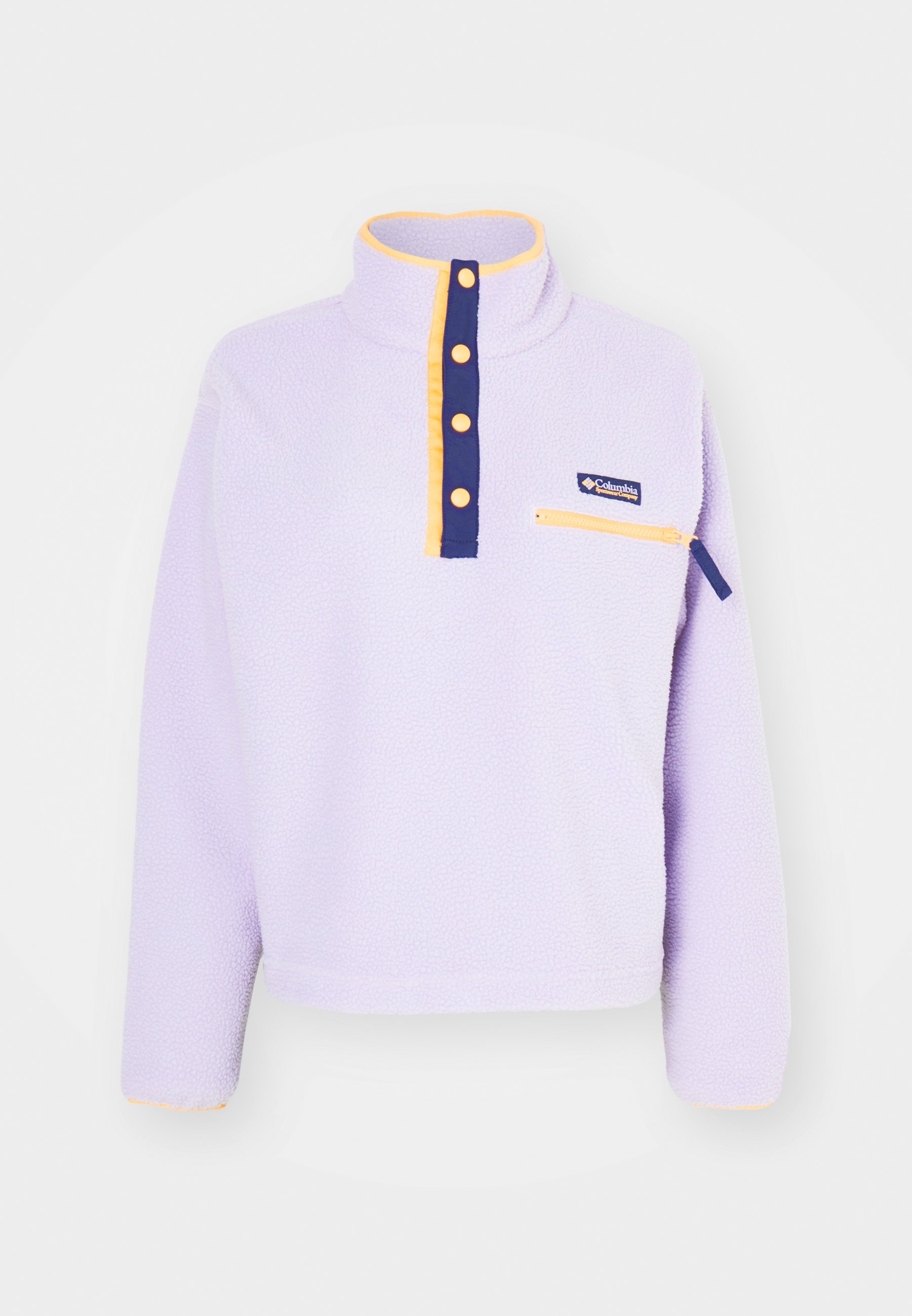Columbia HELVETIA CROPPED HALF SNAP - Fleece jumper - lavender