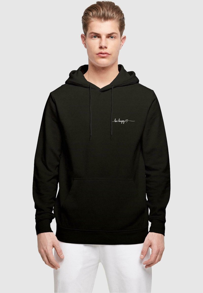Merchcode BE HAPPY  - Hoodie - black