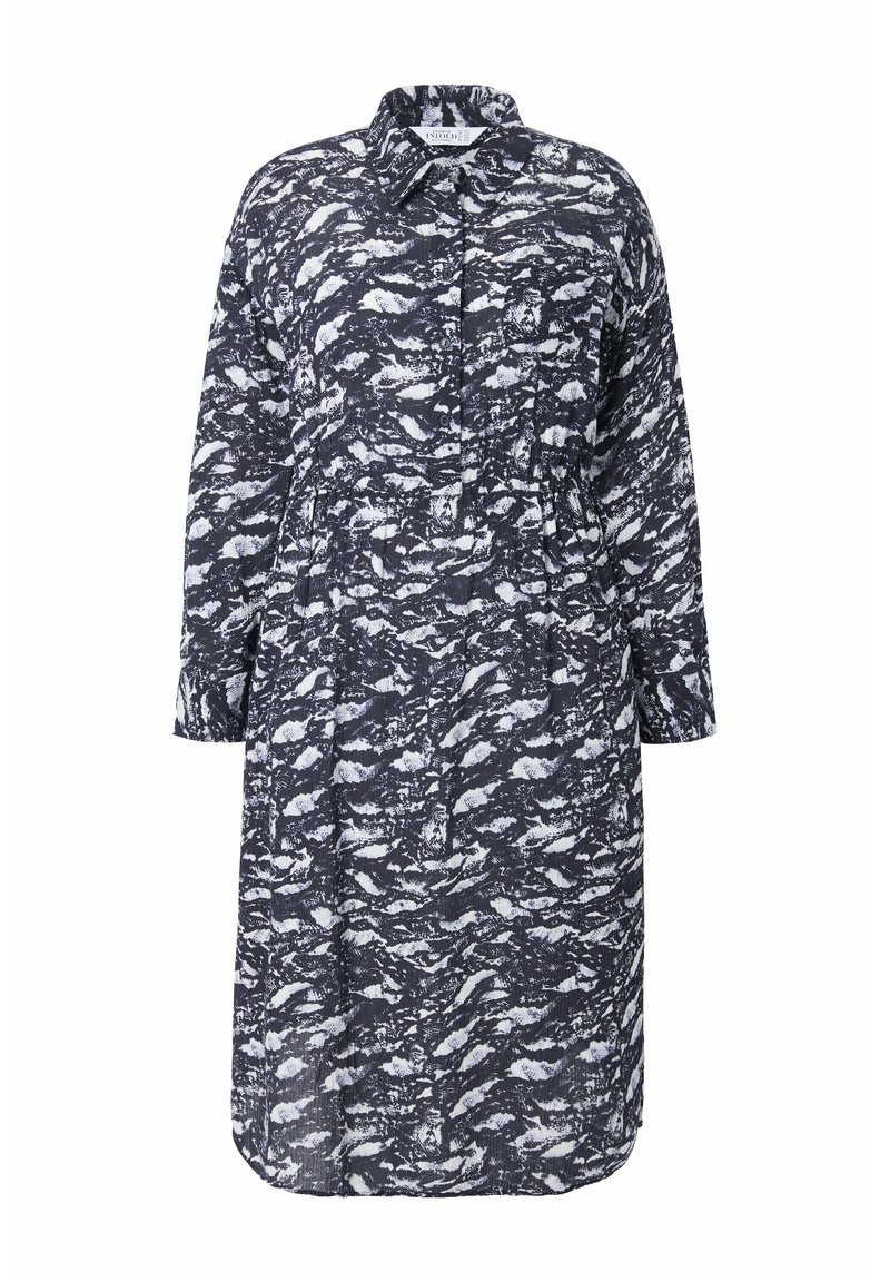 Studio Untold ALLOVER PRINTED LONG SLEEVE BUTTON DOWN - Robe chemise ...
