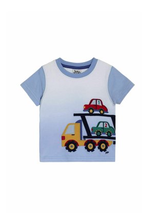 REGULAR FIT - CAR TRANSPORTER APPLIQUÉ - Trükipildiga T-särk - blue
