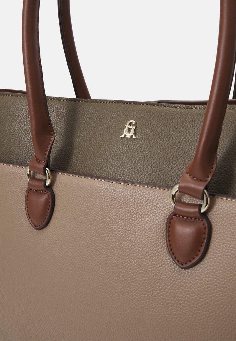 Steve Madden BMARIO - Tote bag - taupe multi/off-white - Zalando 