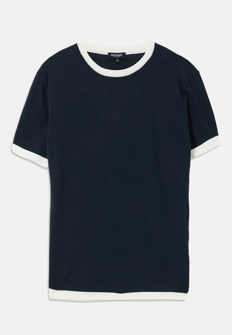 Ron Dorff T-shirt basic donkerblauw