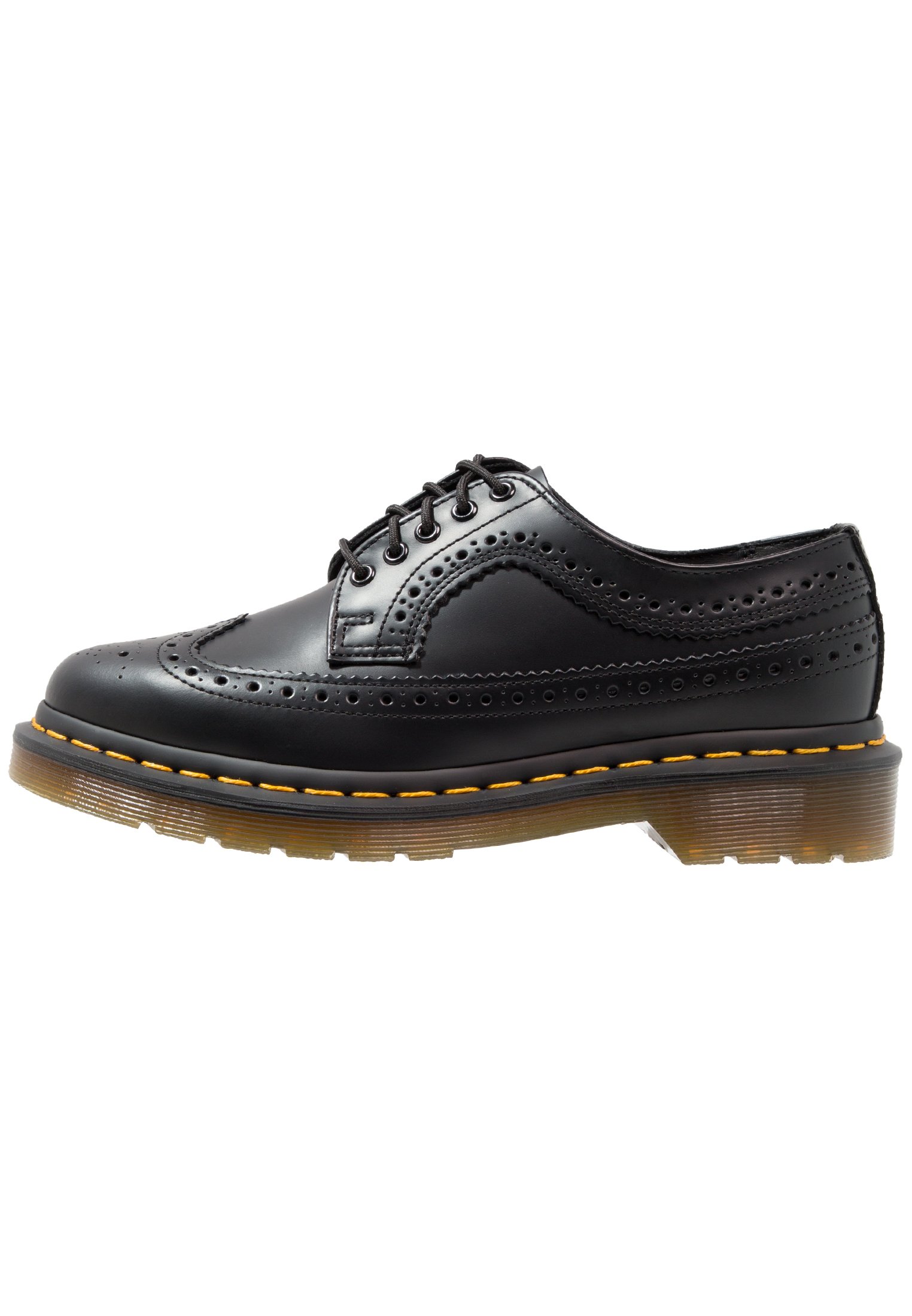 er mere end kristen Gylden Dr. Martens 3989 WINGCAP BROGUE - Snøresko - black/sort - Zalando.dk