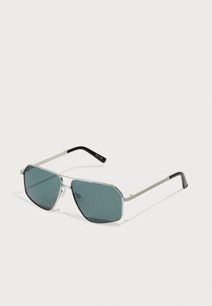 UNISEX - Sunglasses - silver/dark green