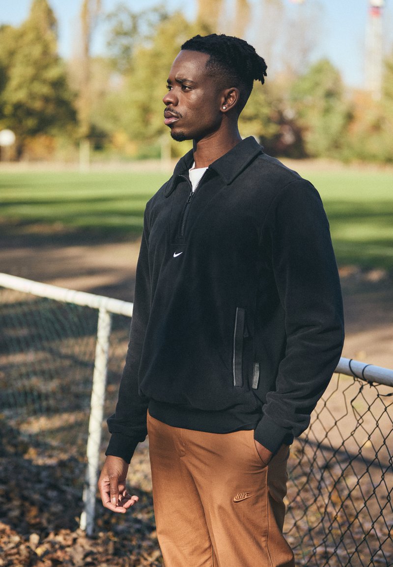 Nike Performance Fleece trui - black/anthracite/white