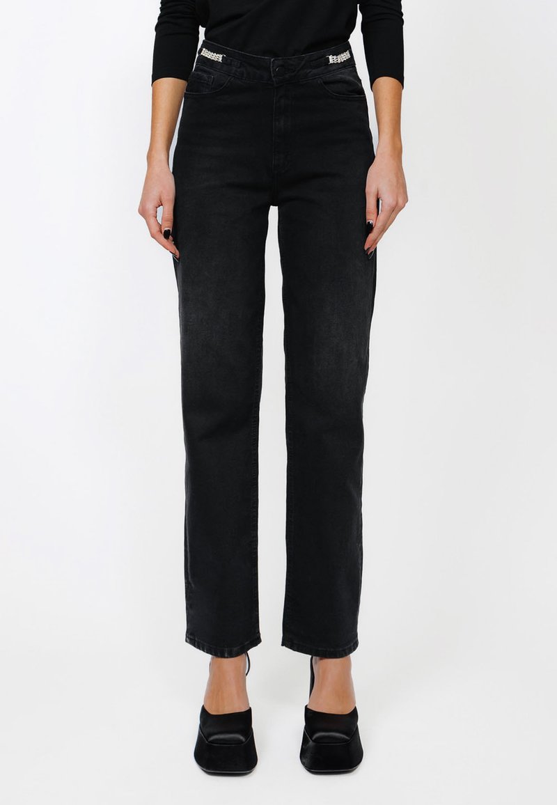 AMDS JEANS Jeans Straight Leg black denim Zalando.de