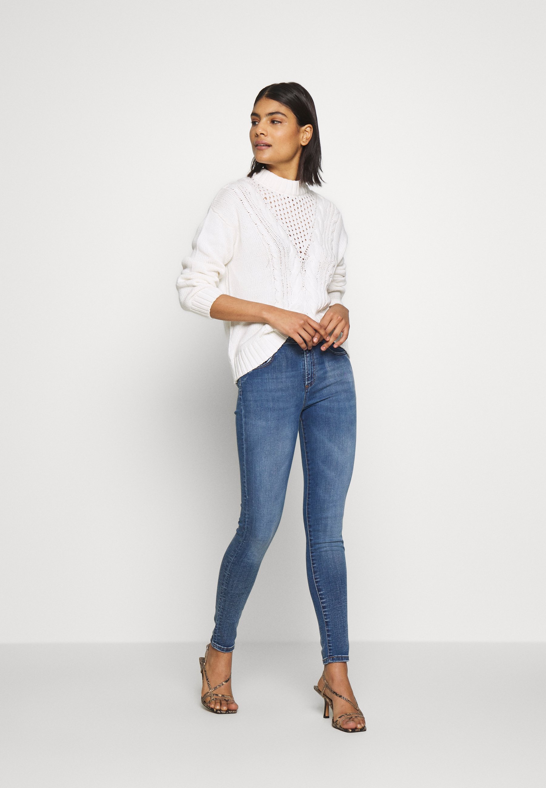 LOIS Jeans CELIA - Jeans Skinny Fit - dark stone/blue denim - Zalando.ie