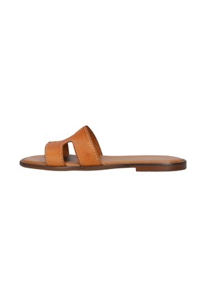 Notre-V, NOTRE-V DAMES SLIPPERS NV-1000. - Muiltjes - vaquetilla tan