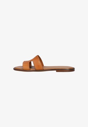 Notre-V, NOTRE-V DAMES SLIPPERS NV-1000. - Muiltjes - vaquetilla tan