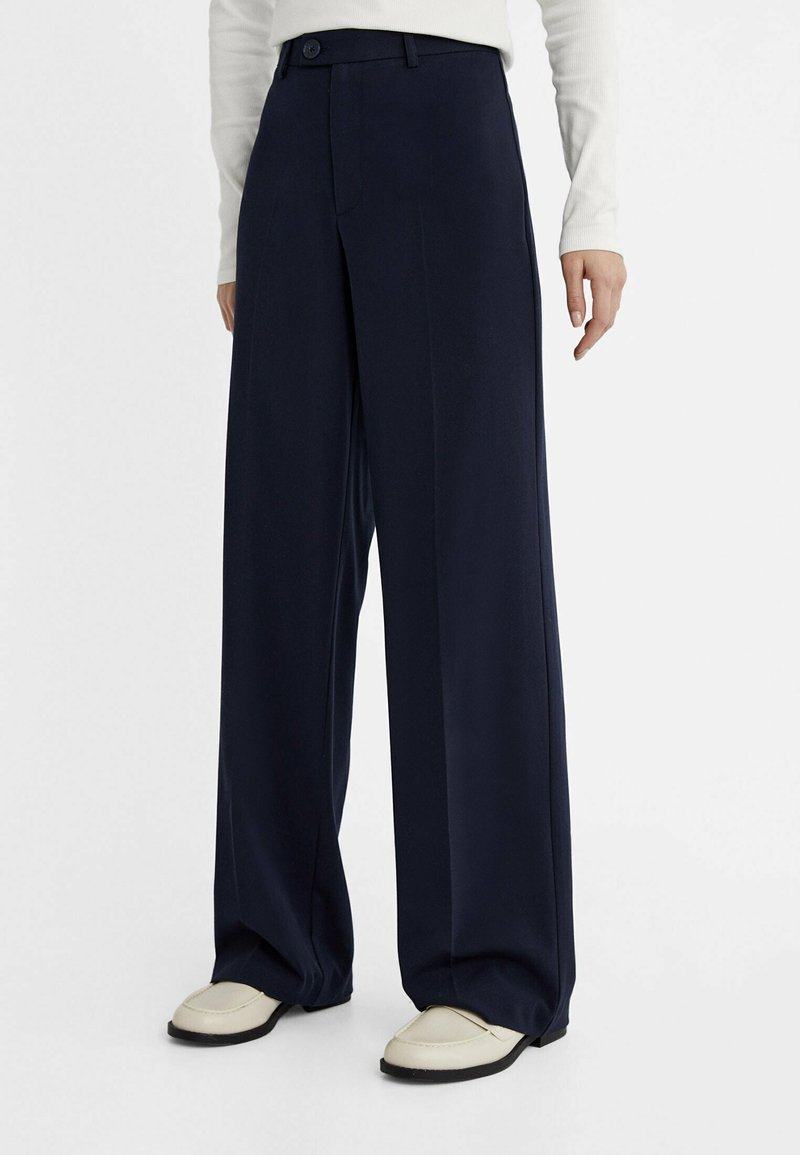 Stradivarius Pantalon classique - dark blue
