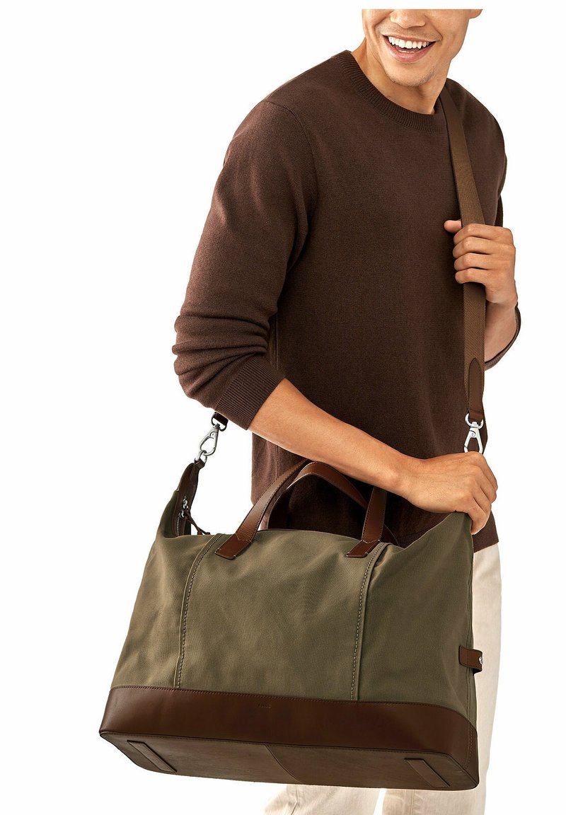 Fossil - RAEFORD - Weekendbag - khaki, Förstora