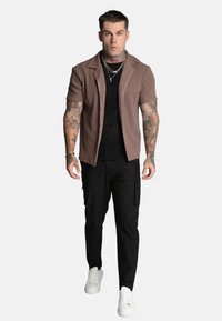 SIKSILK TEXTURED RESORT - Skjorta - brown