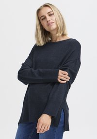 PULZ - Pullover - dark sapphire melange Image miniature 1