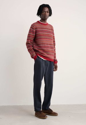 HALYARD - Strickpullover - red - sparnon acer