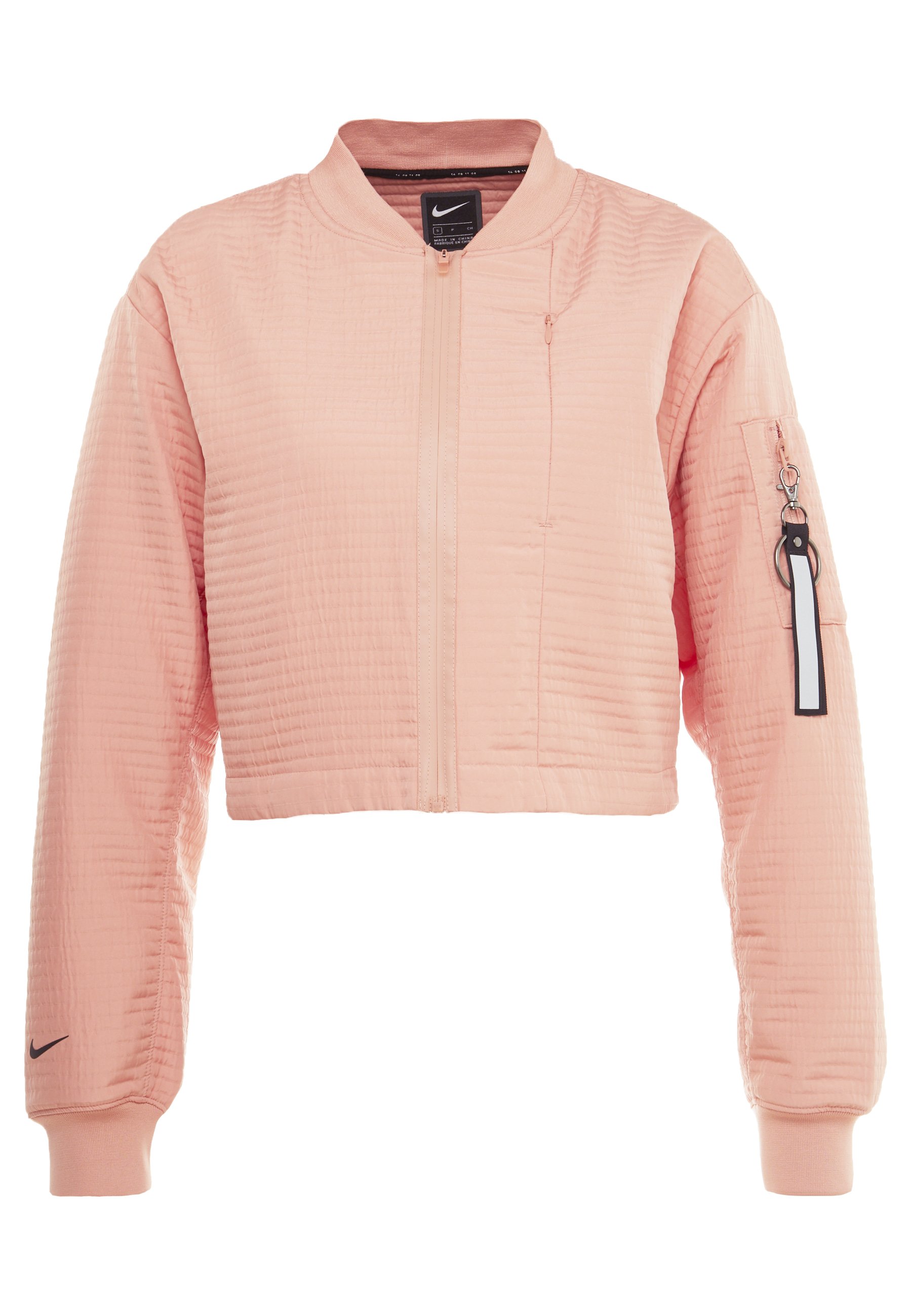 pink nike bomber