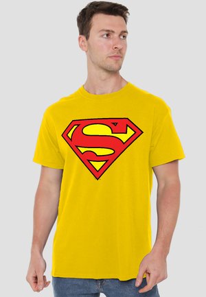 Cotton Soul, SUPERMAN/CLASSIC LOGO - T-Shirt print - yellow