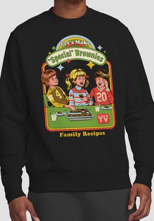 Cotton Soul, STEVEN RHODES LET'S MAKE BROWNIES - Sweatshirt - black