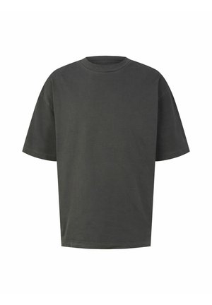 TOM TAILOR DROPPED SHOULDER  RUNDHALS - T-Shirt basic - schwarz