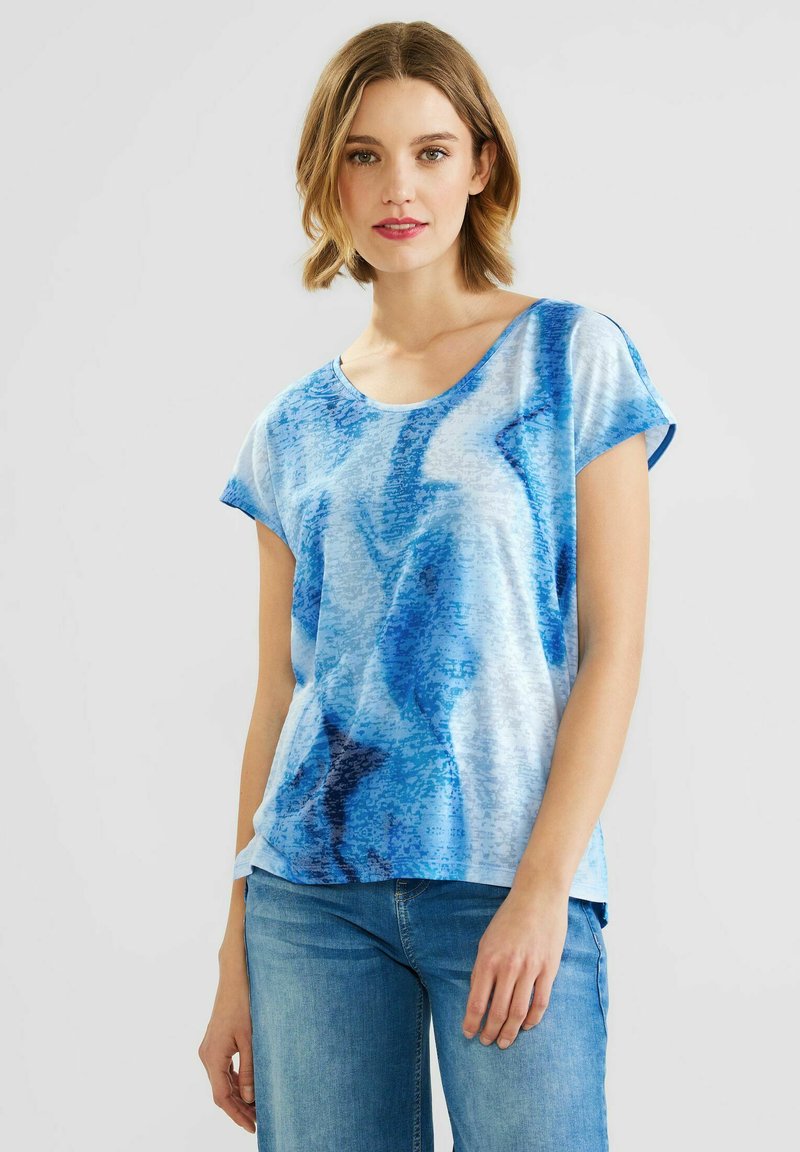 T-Shirt in Ausbrenner-Optik