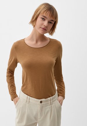 s.Oliver LANGARM - Langarmshirt - brown