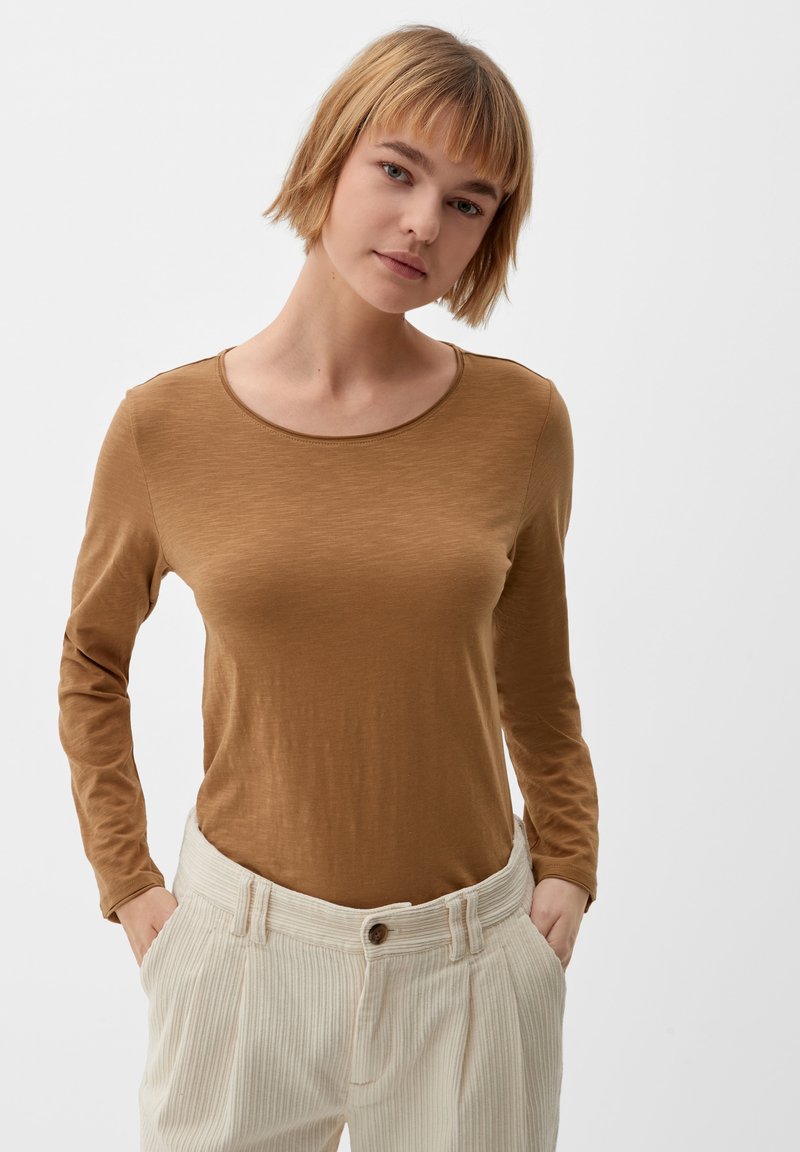 s.Oliver LANGARM - Langarmshirt - brown