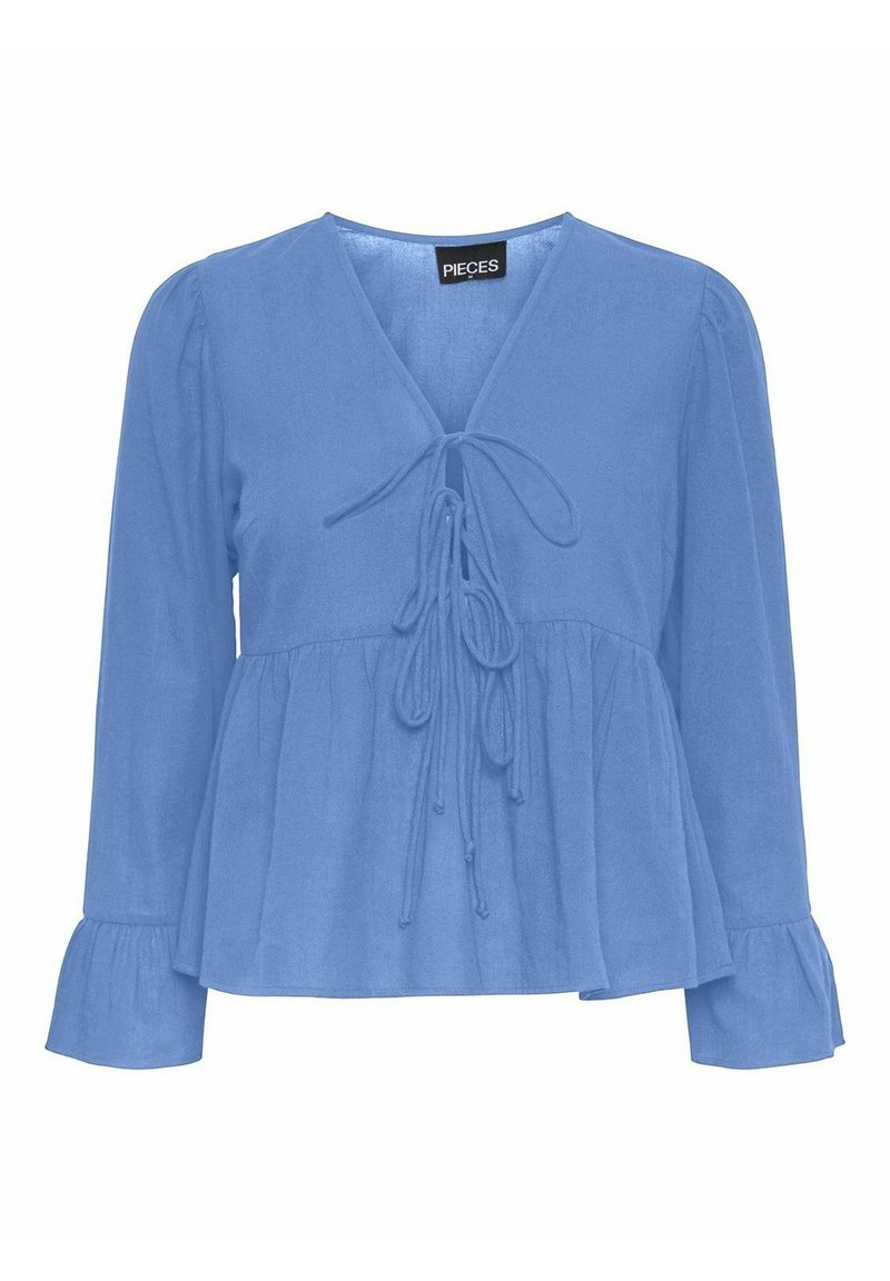 Pieces MIT LANGEN ÄRMELN PCJALLY Blouse cornflower blue/bleu