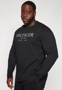 Tommy Hilfiger BIG TEE - Topper langermet - black