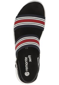 Remonte Sandals - navy-weiss-rot/pazifik 14