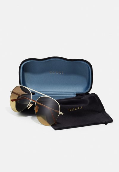 Gucci ROUND/OVAL/PANTHOS - Napszemüvegek - ivory/brown