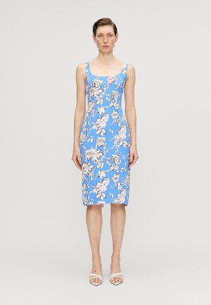SOCRATES DRESS - Vestido de cóctel - china vine/medium blue