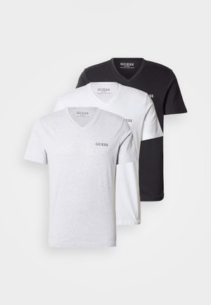 TEE 3 PACK - Tílko - grey/white/black