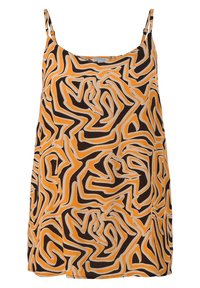 comma casual identity MIT SPAGHETTITRÄGERN - Top - schwarz