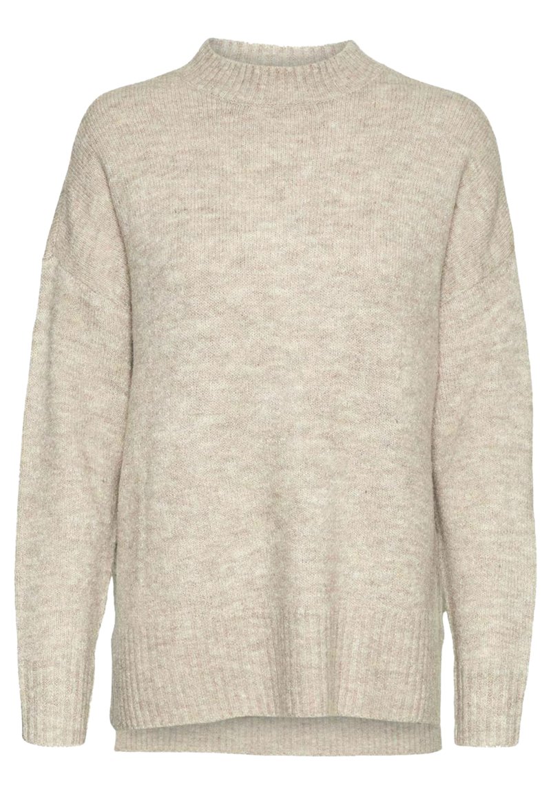 Vero Moda VMLEFILE BOXY NOOS Strickpullover birch melange