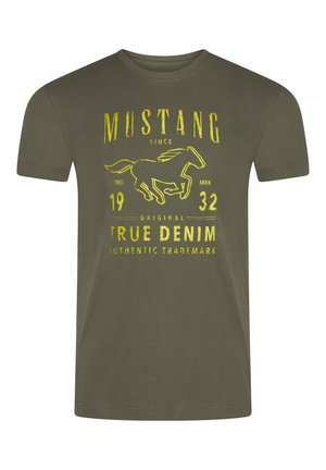 Mustang BASIC PRINT - T-shirt print - dusty olive