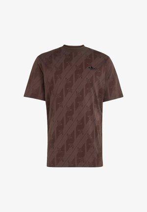 adidas Originals, MONOGRAM AOP TE - T-Shirt print - aurora coffee