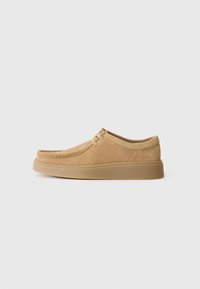 TORVIEW - Sporty snøresko - dark sand