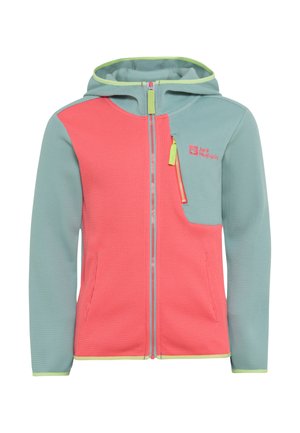 ACTAMIC GRID MIDLAYER  - Runningjack - sunset coral