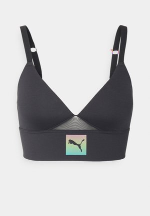 WOMEN PADDED LONGLINE BRALETTE - Reggiseno a triangolo - black