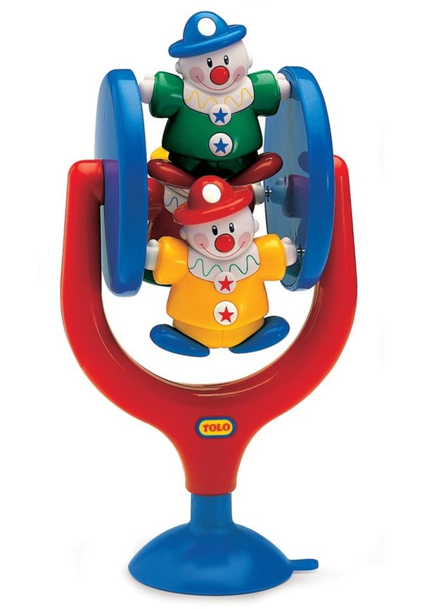 MET ZUIGNAP  DRAAIENDE CLOWNTJES - Spielzeug